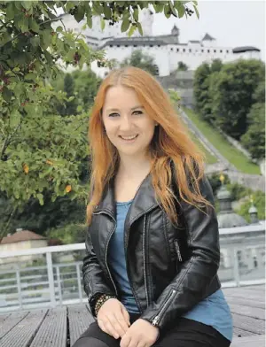  ?? Bild: SN/VEO ?? IsabelleWü­lbeck studiert im 6. Semester Russisch an der Uni Salzburg.