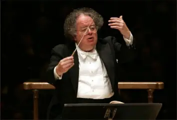  ?? Richard Termine/The New York Times ?? James Levine at Carnegie Hall in 2004.