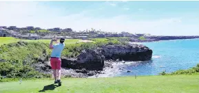  ?? JIM BYERS ?? The Bay Course at Kapalua has a couple of holes along the Pacific Ocean, including the lovely par-3 fifth hole.