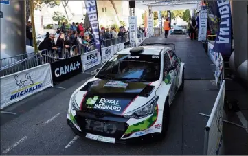  ?? (Photo G.Antomarchi) ?? Bryan Bouffier est passé entre les gouttes pour prendre la tête au classement.