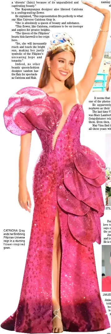 Catriona Gray S Stunning Waling Waling Gown Simply Red Pressreader