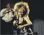  ?? Larry Busacca WireImage ?? TINA TURNER, seen performing in New York in the early 1990s, died Wednesday at age 83.