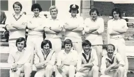  ??  ?? Terence Neville player for Stanley and also Accrington Cricket Club (back row, third from left)