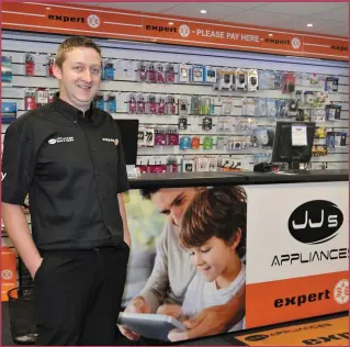  ??  ?? JJ O’ Sullivan of JJ’s Appliances, Dromalour, Kanturk.