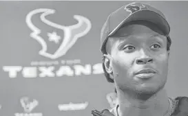  ?? Brett Coomer / Houston Chronicle ?? DeAndre Hopkins is looking to cash in after his 111-catch season in 2015.