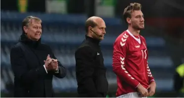  ?? FOTO: LARS POULSEN ?? Åge Hareide mener det er for tidligt at udelukke en fremtid på landsholde­t for Nicklas Bendtner.