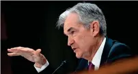  ?? AFP ?? Jerome powell testifying before a US Senate committee on capitol Hill in washington Dc on tuesday. —