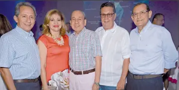  ??  ?? Fernando Uribe, Martha Granados, Álvaro Salgar, Mario Navas y Jorge Ortega.