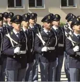  ??  ?? Giuramento Allievi agenti della polizia di stato