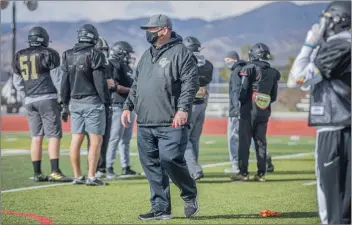  ?? Bobby Block/The Signal ?? Golden Valley head coach Dan Kelley has a number of returning players from a school-best 8-2 effort last season.