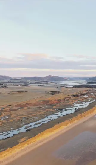  ??  ?? 0 Coul Links in East Sutherland features a spectacula­r mosaic of sand dunes and season ally flooded dune slacks on the edge of Loch Fleet and is a a Site of Special Scientific Interest