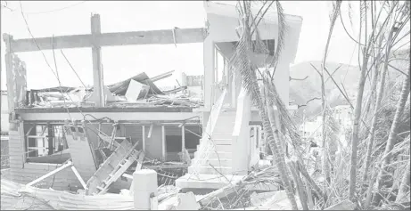  ?? (Caricom photo) ?? Hurricane damage on BVI in September