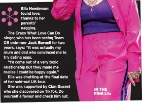  ?? ?? IN THE PINK Ella