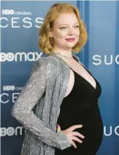  ?? CHARLES SYKES/INVISION ?? Sarah Snook, seen March 20, has welcomed her first child with husband Dave Lawson.