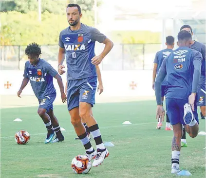  ?? Paulo Fernandes / Vasco.com.br ?? Após cumprir suspensão diante do Nova Iguaçu, Nenê volta ao time do Vasco no jogo de hoje