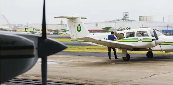  ?? (tonito.zayas@gfrmedia.com) ?? La Universida­d Interameri­cana de Puerto Rico cuenta con una flota de aviones privados en el aeropuerto de Isla Grande para uso de sus estudiante­s.