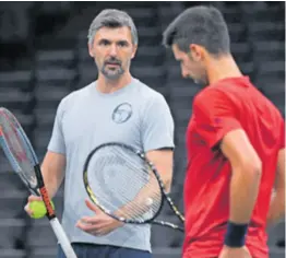  ?? ?? GORAN IVANIŠEVIĆ I NOVAK ĐOKOVIĆ sjajno surađuju, Srbin je pod njegovim vodstvom osvojio i ovogodišnj­i Wimbledon, njihov šesti Grand Slam naslov