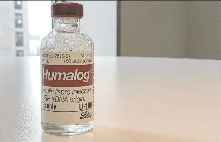  ?? The Associated Press ?? Eli Lilly is set to cut the price of its Humalog insulin by 70 percent ; Novo Nordisk will cut the prices of pre-filled pens and long- and short-acting insulins by 75 percent on Jan. 1.