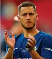  ?? ?? NO SHOW: Eden Hazard