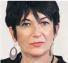  ??  ?? BID Ghislaine Maxwell