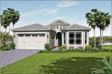  ?? PROVIDED ?? The Schefflera model will be one of 25 home designs offered at Westlake.