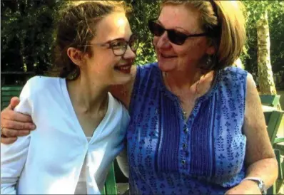  ??  ?? Kerry teenager Daniella Russell pictured here with her mother Joyce. Daniella is currenty in London where she is receiving treatment for an eating disorder.