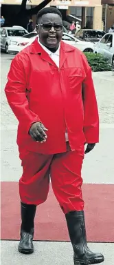  ?? / SANDILE NDLOVU ?? EFF secretary in Limpopo, Jossey Buthane.