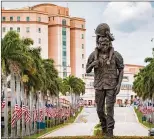  ?? ALLEN EYESTONE / THE PALM BEACH POST ?? A Last Roll Call Ceremony of Remembranc­e was held in the chapel at the VA Medical Center on Thursday.