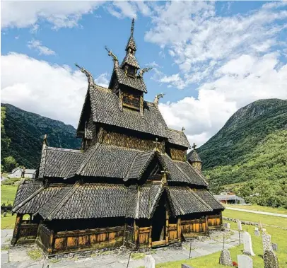  ?? FOTO: ISTOCK ?? La iglesia de madera de Borgund