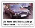  ?? FOTO: HANDOUT / AFP ?? Der Mann soll dieses Auto gefahren haben.