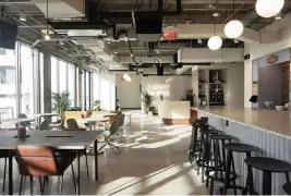  ?? WeWork ?? WeWork opened its fifth Miami-area location in 2018 in Coral Gables. Now, Amazon has leased office space there.