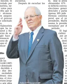  ?? AFP ?? Pedro Pablo Kuczynski