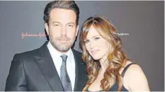  ?? EVAN AGOSTINI/THE ASSOCIATED PRESS ?? Ben Affleck and his wife actress Jennifer Garner attend the 2nd Annual Save the Children Illuminati­on Gala in New York, in November 2014.