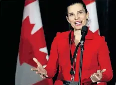  ?? CANADIAN PRESS FILES ?? Minister of Science Kirsty Duncan in January. The Social Sciences and Humanities Research Council issued an edict this week that universiti­es have less than two years to find ways to recruit more women and minorities for Canada Research Chairs, or they...