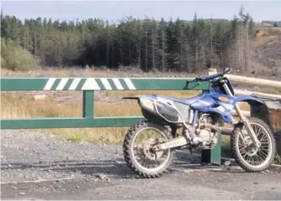  ?? Picture: Natural Resources Wales ?? Natural Resources Wales (NRW) has ramped up patrols in south west Wales to stop illegal off-roaders from damaging forests and putting people’s lives in danger.