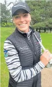  ??  ?? Inspiratio­nal: Laura Murray says Europe’s Solheim Cup success, right, was a great showcase for women’s golf