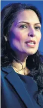  ??  ?? Claims: Priti Patel