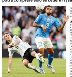  ?? GETTY ?? Emerson, 28 anni, contro l’Argentina con la maglia azzurra