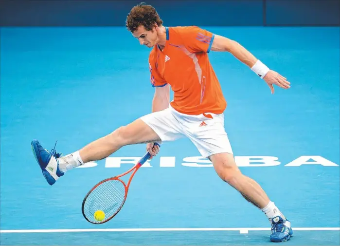  ??  ?? London Olympics gold medallist Andy Murray will be back to defend his title at the Brisbane Internatio­nal this summer.