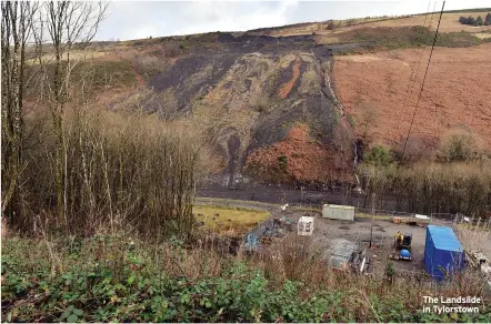  ?? ?? The Landslide in Tylorstown