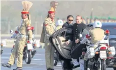  ?? REUTERS ?? Pakistan’s Prime Minister Nawaz Sharif attending an official function. His future as leader is undecided.