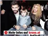  ??  ?? Sind seit sieben Jahren verheirate­t und haben zwei gemeinsame Söhne: Sängerin Shakira & Kicker Gerard.