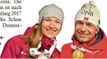 ?? Foto: dpa ?? Das Ehepaar Darja Domratsche wa und Ole Einar Bjørndalen will gemeinsam zu Olympia nach Südkorea.