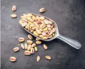  ?? DREAMSTIME ?? A study found that 2 ounces of pistachios a day could lower triglyceri­des.