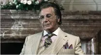  ?? AP ?? This image released by MGM shows Al Pacino as Aldo Gucci in "House of Gucci." (MGM via AP)