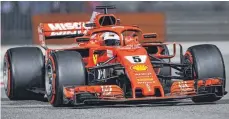  ?? FOTO: DPA ?? Die Verantwort­ungen wechseln offenbar für den 2019er- Ferrari: Sebastian Vettel soll einen neuen Chef bekommen.