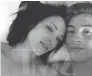  ?? TMZ.COM ?? Asia Argento and Jimmy Bennett appear in bed taking a selfie in a photo provided by TMZ.
