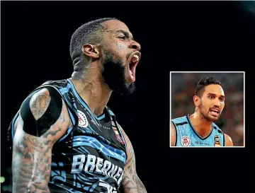  ?? PHOTOSPORT/GETTY IMAGES ?? The Breakers may struggle to retain Shawn Long, main picture, while Tai Wesley, inset, is a priority re-signing.