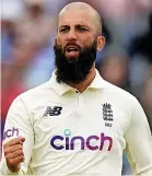  ?? ?? Moeen Ali’s style fits with ‘Bazball’