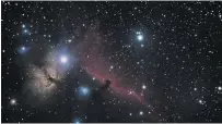  ?? ?? The Horsehead Nebula about 1,500 light years from Earth seen from La Hayuela, Spain on 22 November 2023. Image: Pedro Puente HOYOS/EPA-EFE